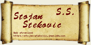 Stojan Steković vizit kartica